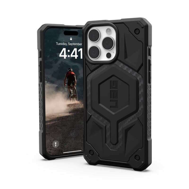 Monarch günstig Kaufen-UAG Urban Armor Gear Monarch Case Apple iPhone 16 Pro Max carbon fiber. UAG Urban Armor Gear Monarch Case Apple iPhone 16 Pro Max carbon fiber <![CDATA[• Farbe: Schwarz, kompatibel zu iPhone 16 Pro Max • Backcover aus Kunststoff • Besonderheiten: erfüllt 