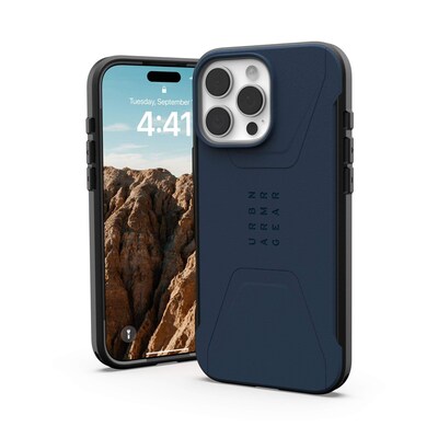 UAG Urban Armor Gear Civilian MagSafe Case Apple iPhone 16 Pro Max mallard (blau)