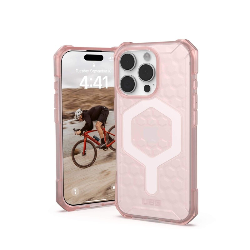 UAG Urban Armor Gear Essential Armor MagSafe Case Apple iPhone 16 Pro rose (transparent)