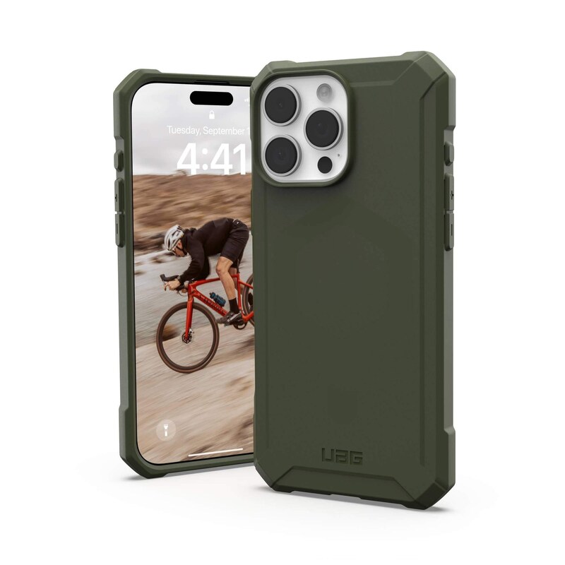 UAG Urban Armor Gear Essential Armor MagSafe Case Apple iPhone 16 Pro Max olive drab (transparent)