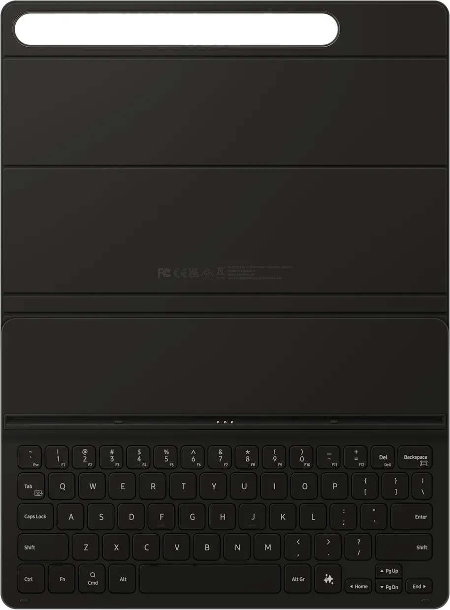 Samsung EF-DX720 Book Cover Keyboard Slim für Galaxy Tab S9/S9FE/S10/S10FE schwarz