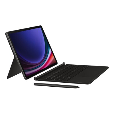 Samsung EF-DX725 Book Cover Keyboard für Galaxy Tab S9/9 FE schwarz