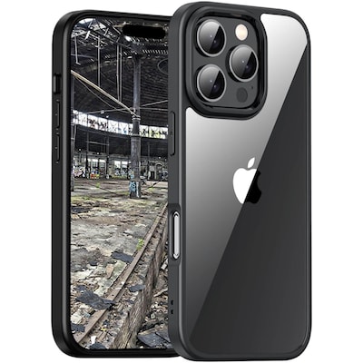 JT Berlin BackCase Pankow Hybrid Apple iPhone 16 Pro schwarz/transparent