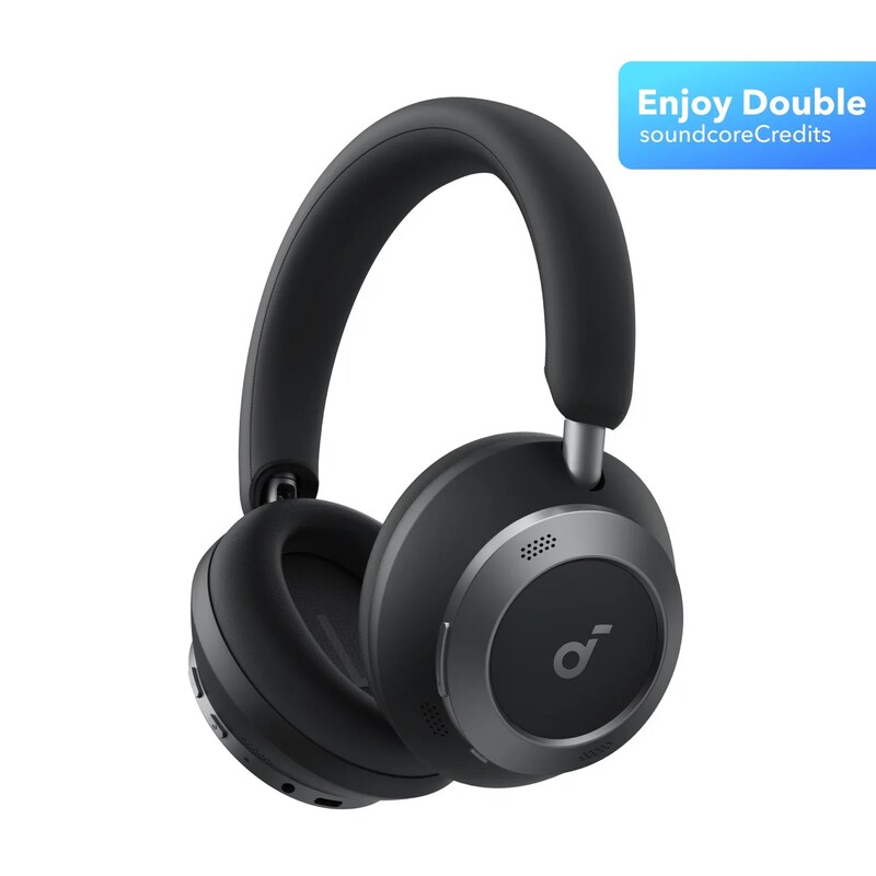 soundcore Space One Pro True-Wireless Over-Ear Bluetooth-Kopfhörer schwarz