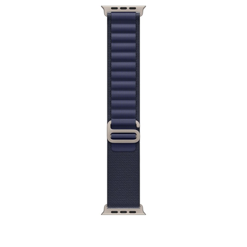 Apple Watch Alpine Loop Armband für Watch Ultra 49mm Marine / Titan natur (S)