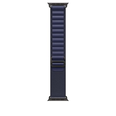 Apple Watch Alpine Loop Armband für Watch Ultra 49mm Marine / Titan schwarz (L)