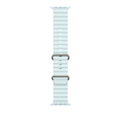 Apple Watch Ocean Armband für Watch Ultra 49mm Kristallblau / Titan Natur (One Size)