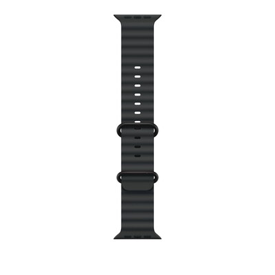 Apple Watch Ocean Armband für Watch Ultra 49mm Schwarz / Titan schwarz (One Size)