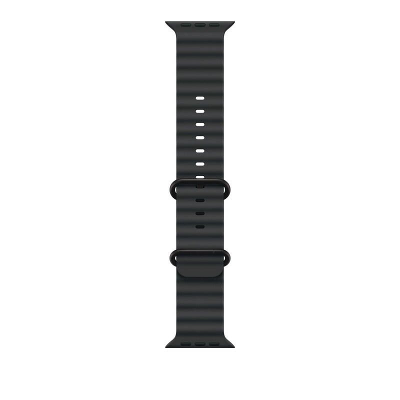 Apple Watch Ocean Armband für Watch Ultra 49mm Schwarz / Titan schwarz (One Size)