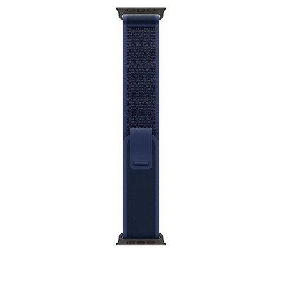 Apple Watch Trail Loop für Watch Ultra 49mm Blau / Titan schwarz (S/M)