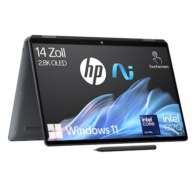 HP OmniBook Ultra Flip 14" 2,8k OLED Touch Core Ultra 7 256V 16GB/1TB SSD Windows 11 Home - 14-fh0075ng inkl. HDMI Adapt