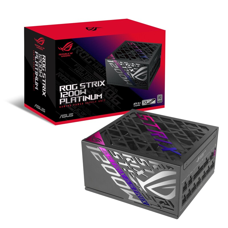 ASUS ROG-STRIX-1200P-GAMING vollmodulares GaN Netzteil mit 1200W