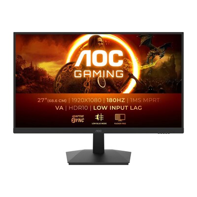 AOC 27G15N2 68,6cm (27“) FHD Fast VA Gaming Monitor 16:9 HDMI/DP 180Hz 1ms Sync