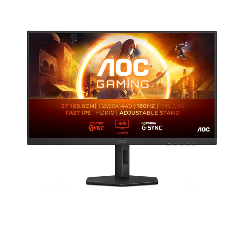 AOC Q27G4XF 68,6cm (27“) QHD IPS Gaming Monitor 16:9 HDMI/DP 180Hz Sync 0,5ms (MPRT)