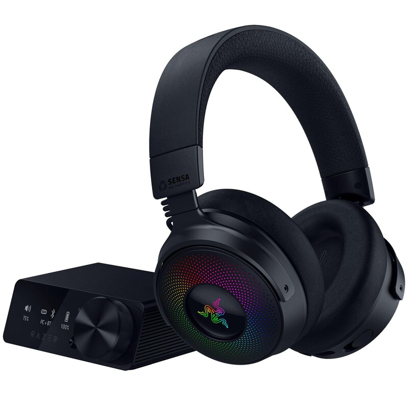 Razer Kraken V4 Pro - Kabelloses Gaming-Headset inkl. OLED-Control-Hub, powered by Razer Chroma™ RGB