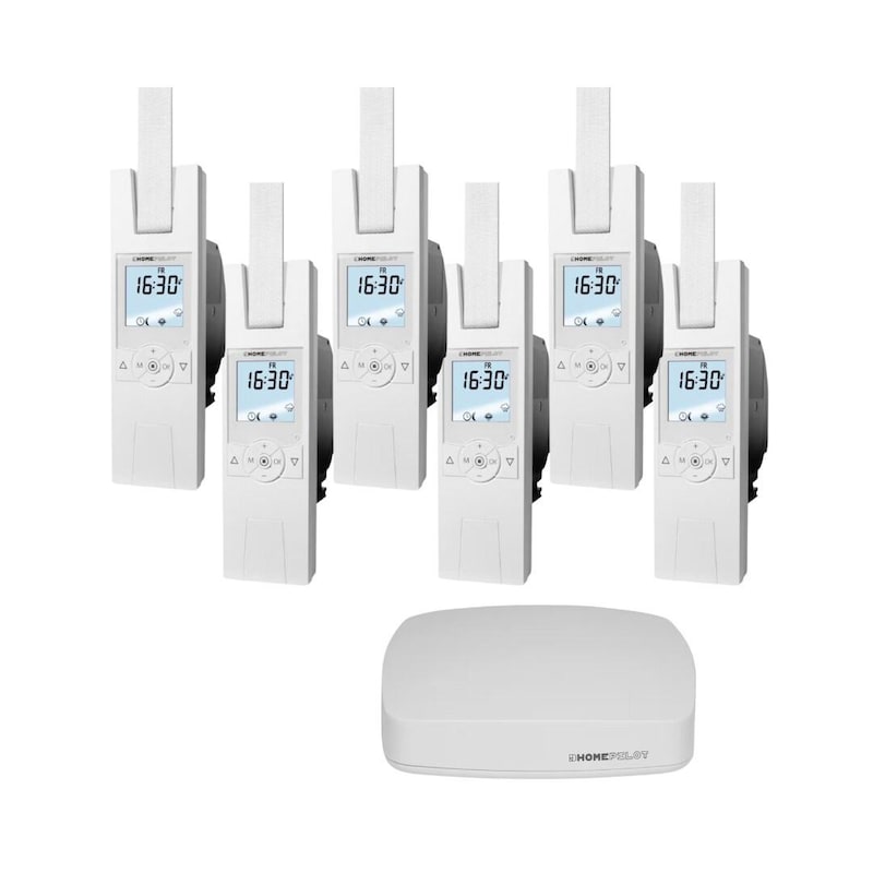 Set Smarte günstig Kaufen-Homepilot Starter Set Smarte Beschattung • 6 Gurtwickler RolloTron Premium smart. Homepilot Starter Set Smarte Beschattung • 6 Gurtwickler RolloTron Premium smart <![CDATA[• Elektrischer Funk-Gurtwickler für Rollläden • Tages-/Wochen-/Astrop