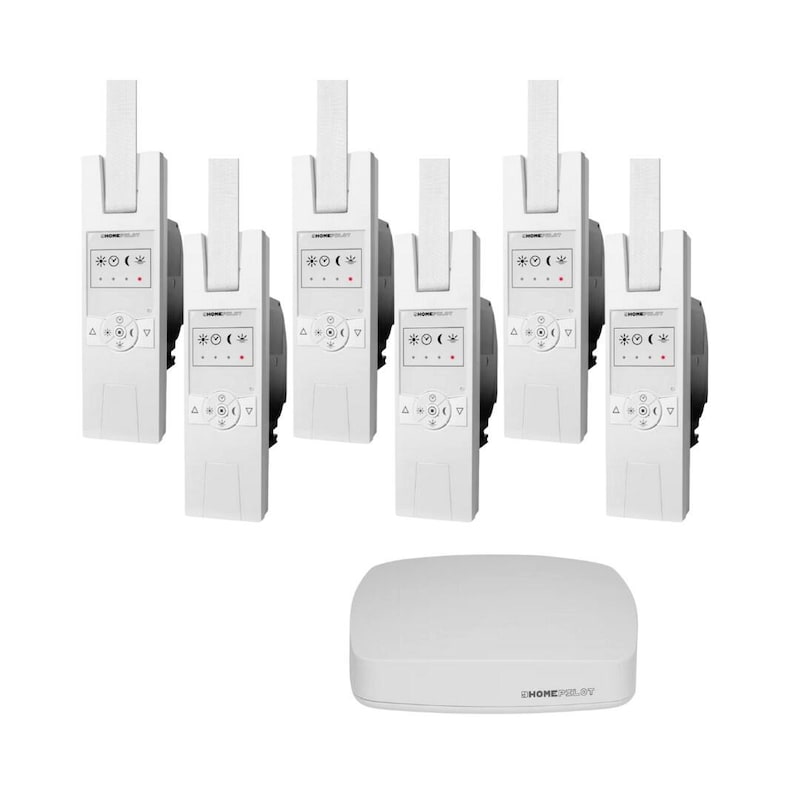Set Smarte günstig Kaufen-Homepilot Starter Set Smarte Beschattung • 6 Gurtwickler RolloTron Classic smart. Homepilot Starter Set Smarte Beschattung • 6 Gurtwickler RolloTron Classic smart <![CDATA[• Inhalt: 1 x Gateway premium, 6 x Gurtwickler RolloTron classic smar