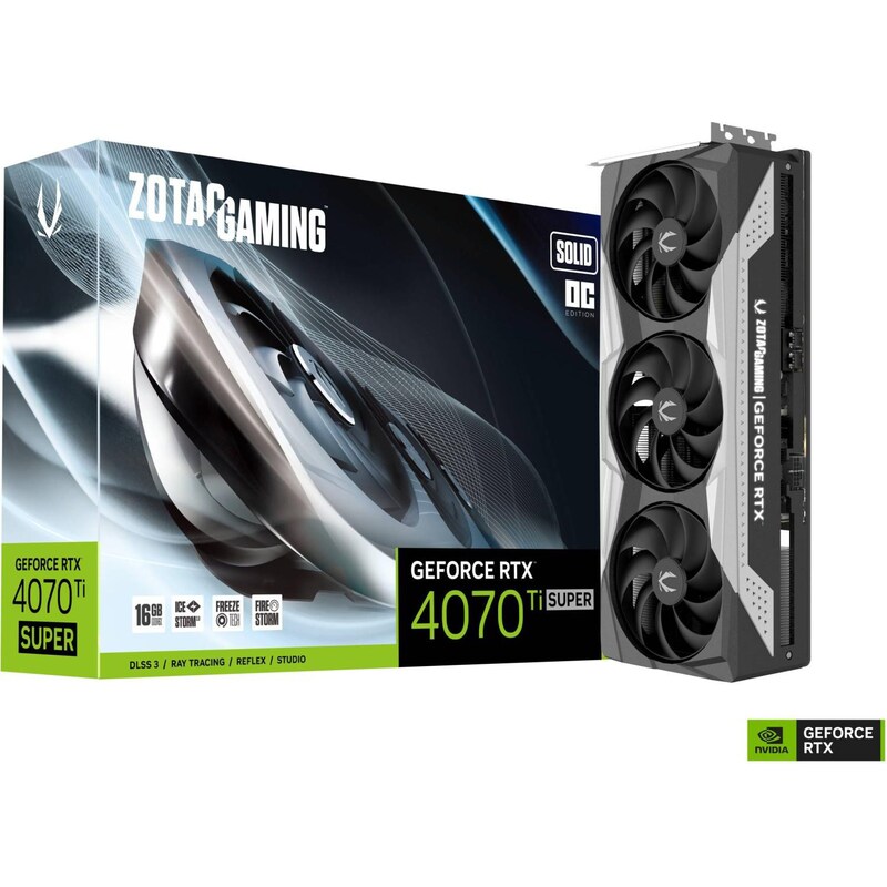 ZOTAC GAMING GeForce RTX 4070 Ti SUPER Solid OC Grafikkarte