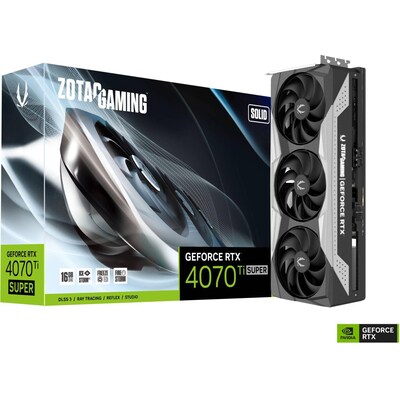 ZOTAC GAMING GeForce RTX 4070 Ti SUPER SOLID Grafikkarte