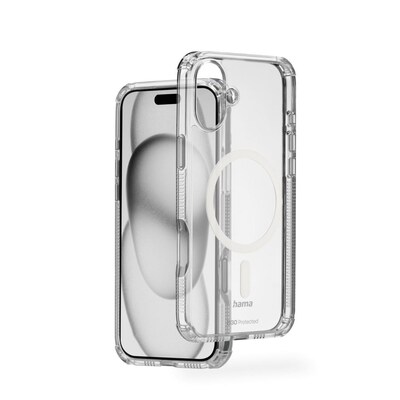 Hama 00136856 Handyhülle MagCase Extreme Protect für Apple iPhone 16 Plus, durchsichtig