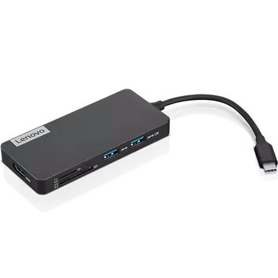 Lenovo  GX90T77924 7-in-1 USB-C Travel Hub | 00193268856752