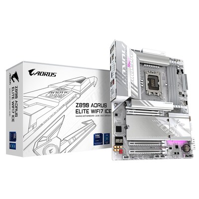 GIGABYTE Z890 A ELITE WF7 ICE ATX Mainboard Sockel 1851 TB4/HDMI/WIFI7