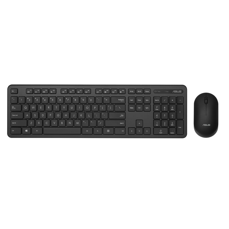 aus ASUS günstig Kaufen-ASUS CW100 Keyboard + Maus Set kabellos schwarz. ASUS CW100 Keyboard + Maus Set kabellos schwarz <![CDATA[• Wireless Keyboard und Maus Set • Funkreichweite 10 m • Abtastung (Maus) LED-rot/IR 1600dpi, reduzierbar auf 1000/800dpi • Schwarz]]>. 