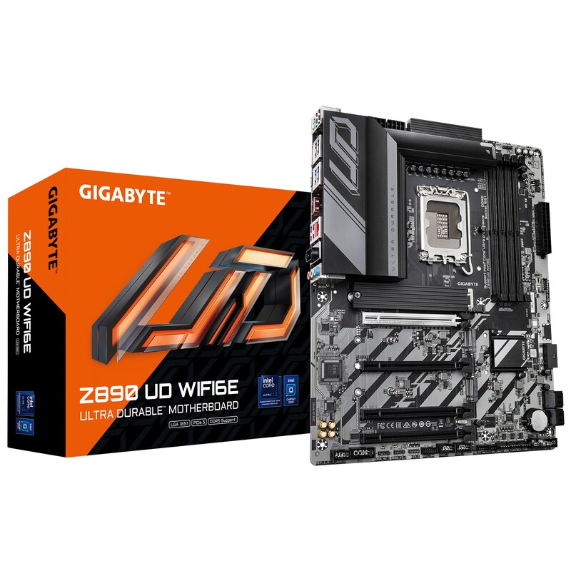 GIGABYTE Z890 UD WIFI6E ATX Mainboard Sockel 1851 TB4/DP/WIFI6E