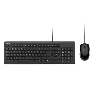 ASUS U2000 Keyboard + Maus Set kabelgebunden schwarz