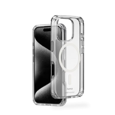 Hama 00123765 Handyhülle MagCase Extreme Protect für Apple iPhone 16 Pro transparent