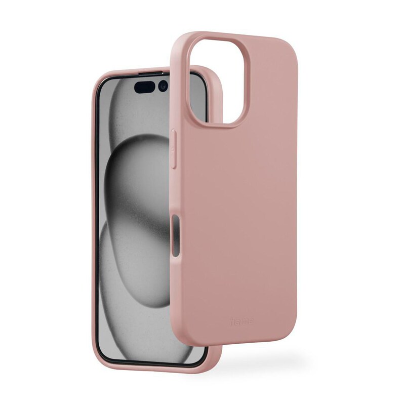 Hama 00123759 Handyhülle MagCase Fantastic Feel für Apple iPhone 16, Nude