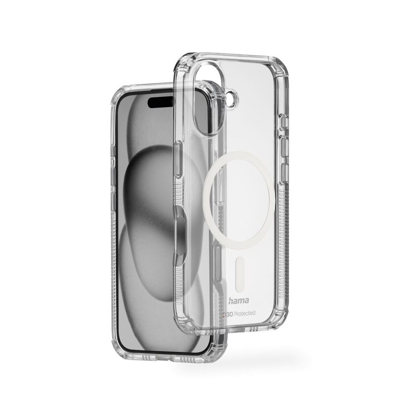 Hama 00123753 Handyhülle MagCase Extreme Protect für Apple iPhone 16 transparent