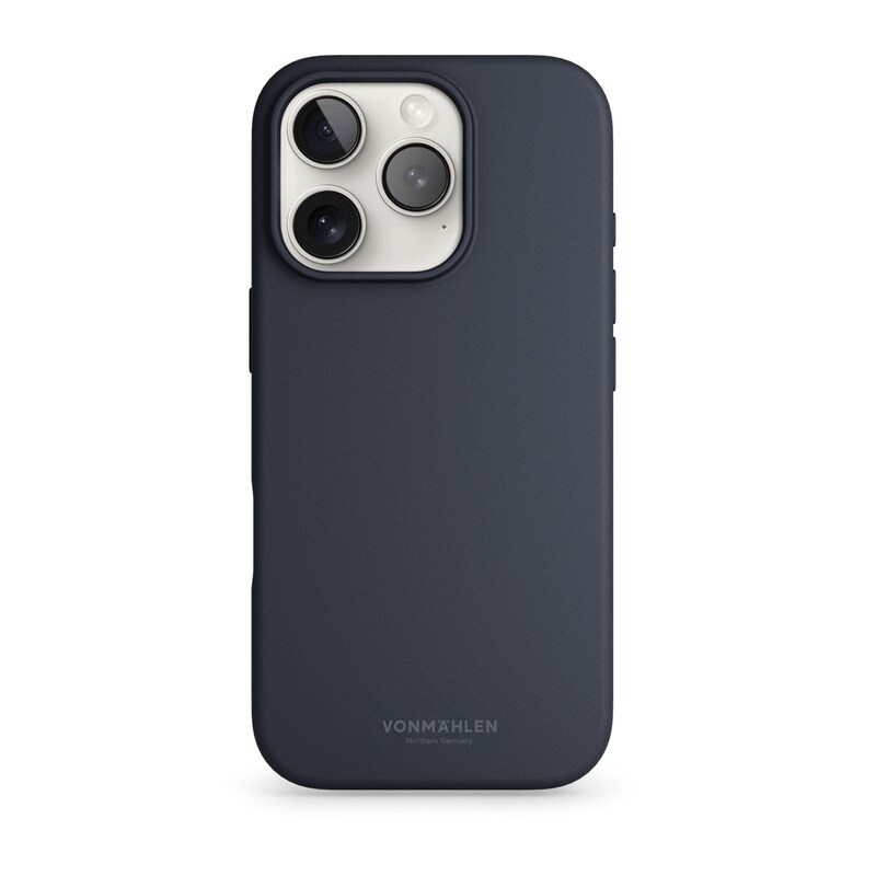 Vonmählen Soft Silicone Case für iPhone 16 Pro Max navy