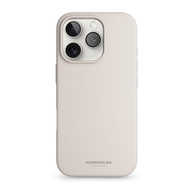 Vonmählen Soft Silicone Case für iPhone 16 Pro cream