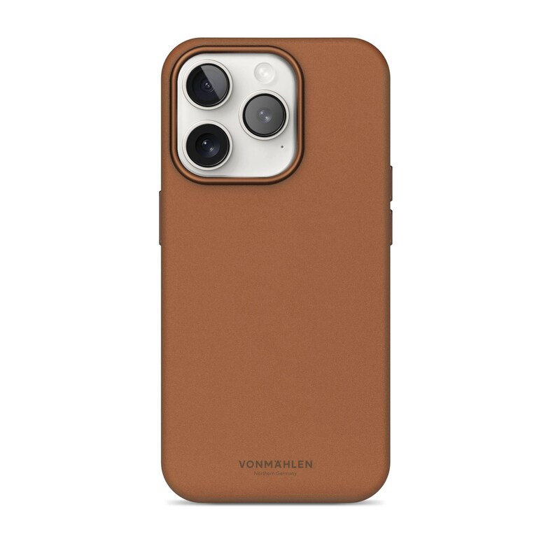 Vonmählen Like Leather Case für iPhone 16 Pro braun