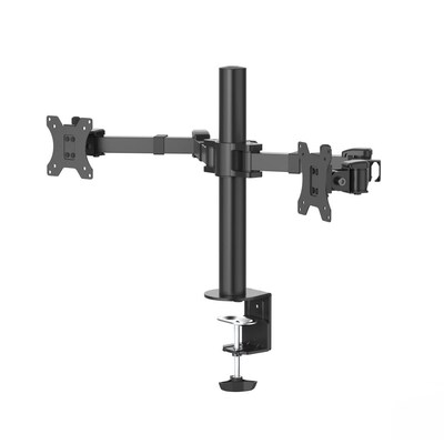 Hama 00118494 Monitorhalterung, 2 Monitore, höhenverstellbar, schwenk-/neigbar, 13“ - 35