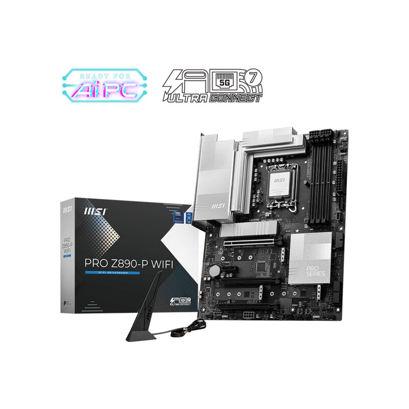 MSI PRO Z890-P WIFI ATX Mainboard Sockel 1851 TB4/HDMI/DP