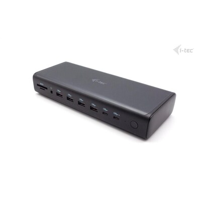 i-tec Universal USB-C Docking 6x 4K/60Hz, 2xHDMI, 2xDP, 2xUSB-C(4K), 4xUSB-C(10 Gbps), 4xUSB-A, 1xLAN(bis zu 2,5Gbps), 1