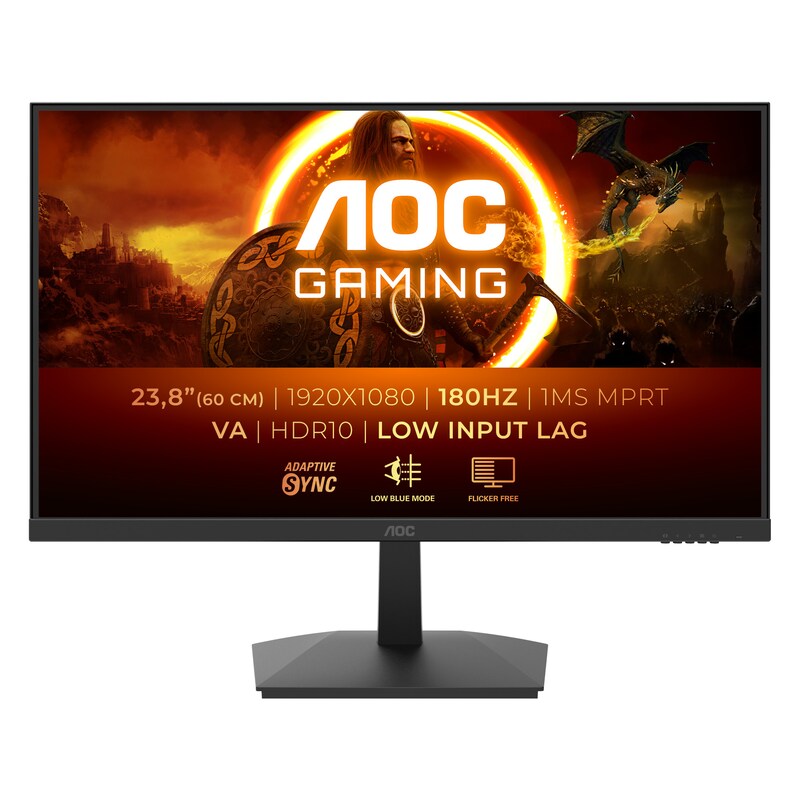 MiniDP/HDMI günstig Kaufen-AOC 24G15N2 60,5cm (23,8“) FHD VA Gaming Monitor 16:9 HDMI/DP 180Hz Sync 1ms (MPRT). AOC 24G15N2 60,5cm (23,8“) FHD VA Gaming Monitor 16:9 HDMI/DP 180Hz Sync 1ms (MPRT) <![CDATA[• Energieeffizienzklasse: E • 60.5 cm (23.8 Zoll), 1920 x 1080 