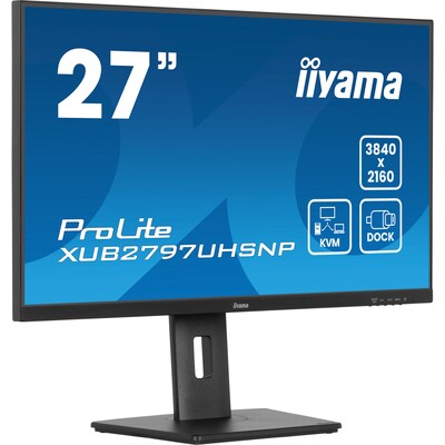 iiyama ProLite XUB2797UHSNP-B1 68,6cm (27") 4K IPS Monitor DP/HDMI/USB-C 4ms