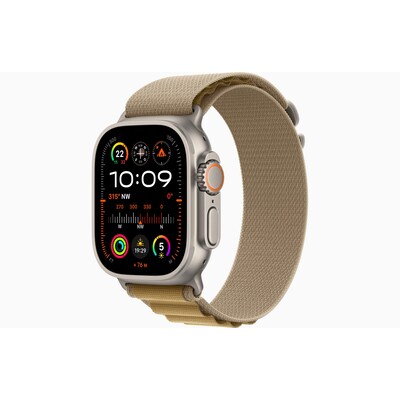 Apple Watch Ultra 2 LTE 49mm Titanium Natur Alpin Loop Mandel M