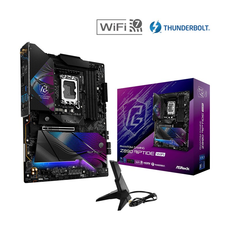 ASRock Z890 Riptide WIFI ATX Mainboard Intel Xe/TB4/HDMI