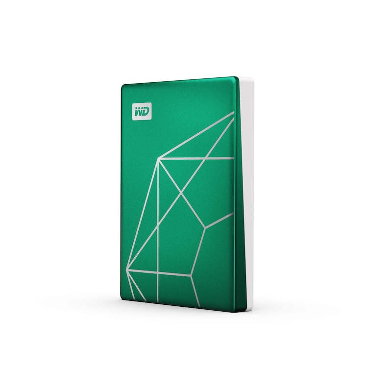 WD My Passport Ultra 2TB USB3.0 & USB-C 2.5zoll - 20th Emerald Anniversary Edition