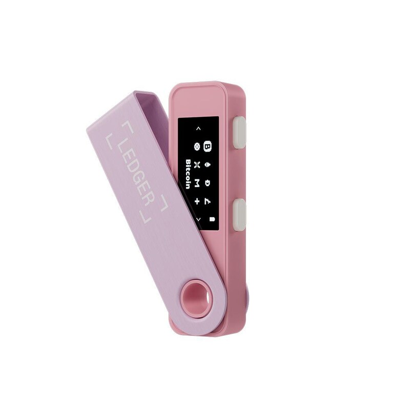 Ledger Nano S Plus Krypto-Hardware-Geldbörse Pastel Pink