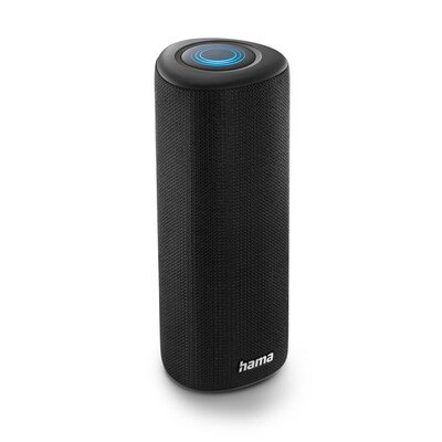 Hama 00188202 Bluetooth®-Lautsprecher "Pipe 3.0" wasserdicht IPX5, 10 Licht-Modi, 24W, Schwarz