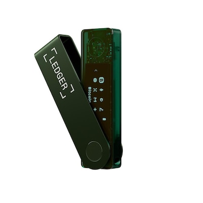 Ledger Nano X Krypto-Hardware-Geldbörse Emerald Green