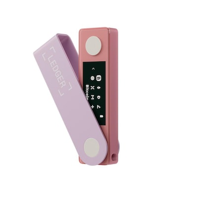 Ledger Nano X Krypto-Hardware-Geldbörse Pastel Pink