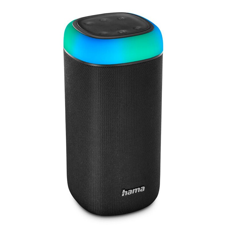 SHINE günstig Kaufen-Hama 00188228 Bluetooth®-Lautsprecher "Shine 2.0", LED, spritzwassergeschützt, 30W, Schwarz. Hama 00188228 Bluetooth®-Lautsprecher "Shine 2.0", LED, spritzwassergeschützt, 30W, Schwarz <![CDATA[• Übertragung: Bluetooth 