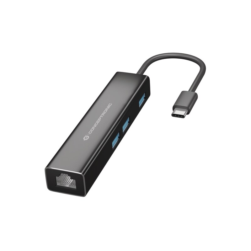 LAN Netzwerk günstig Kaufen-Conceptronic DONN07B 3-Port-USB-Hub mit Gigabit-Netzwerkadapter. Conceptronic DONN07B 3-Port-USB-Hub mit Gigabit-Netzwerkadapter <![CDATA[• USB-Hub • Kabellänge: 200 mm LxBxH: N/A x 108 x 15 mm]]>. 