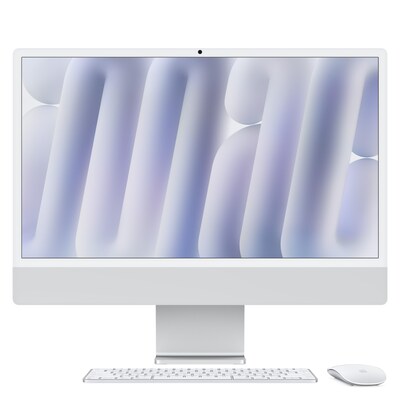 Apple iMac 24" Retina 4,5K 2024 M4/16/256GB 8C GPU Silber MWUC3D/A